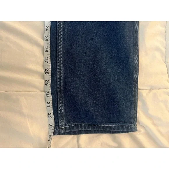 NWTCarhartt B13-DST Tag Sz 34 x 34 Dungaree Fit Mens Carpenter Jeans 100% Cotton - Picture 6 of 8